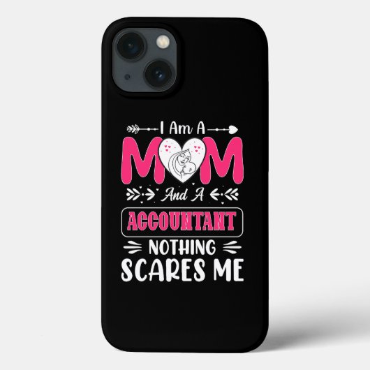Mam en een accountant... niets maakt me uit. Case-Mate iPhone case (Achterkant)