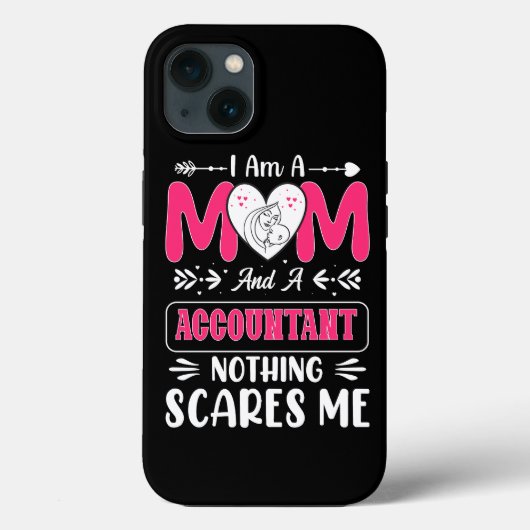 Mam en een accountant... niets maakt me uit. Case-Mate iPhone case (Achterkant)