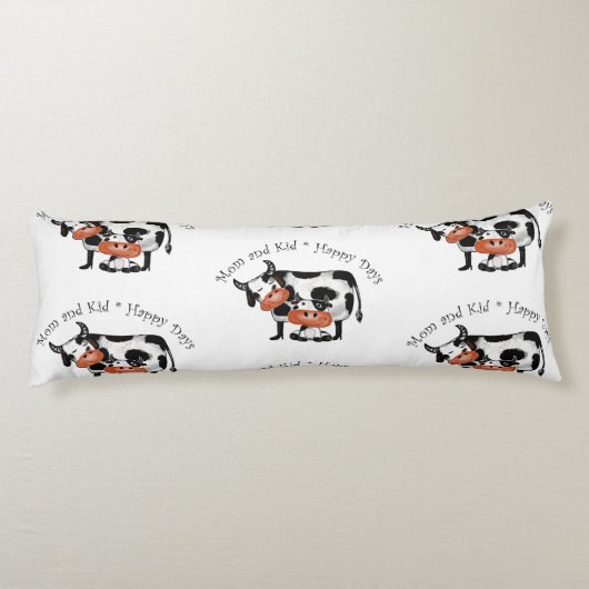 Mam en Kind * Happy Days Body Pillow Lichaamskussen (Achterkant)