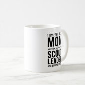 Mam en scout leider grappig koffiemok (Voorkant rechts)