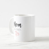 Mam Est. mok koffie 2017 - Nieuwe moedercadeau (Voorkant links)