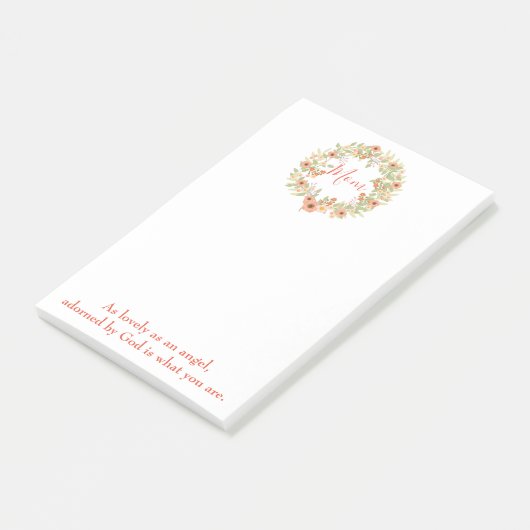 Mam flory mooie quote post-it® notes (Schuin)