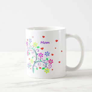 Mam Flower Cup met aangepast We *Heart* You Koffiemok
