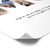 Mam Foto Collage Cutout Moederdag Verjaardag Poster (Hoek)