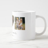 Mam Foto Collage Heart Foto Moederdag Large C Extra Grote Beker (Rechts)