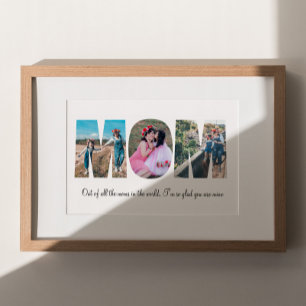 Mam Foto Collage Poster