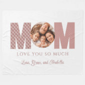Mam Foto Fleece Blanket (Voorkant (Horizontaal))