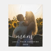Mam Foto Fleece Blanket Deken (Voorkant)