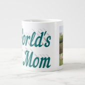 Mam Fotogroene tekst Giant Coffee Mok (Voorkant)