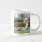 Mam Fotogroene tekst Giant Coffee Mok (Rechts)