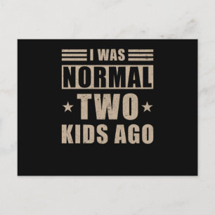 Mam Funny Gezegde Twee kinderen Briefkaart