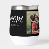 Mam gevestigde script zwarte foto (Links)