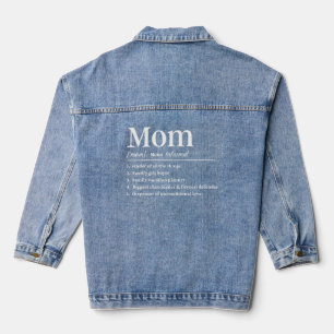 Mam grappige definitie denim jacket