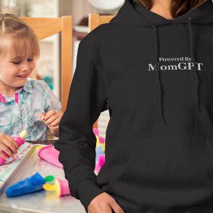 Mam Grappige Verjaardag - Aangedreven Door MamGPT  Hoodie