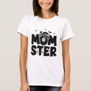 Mam Halloween Kostuum - Halloween Mam - Monster Ha T-shirt