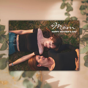 Mam-Happy Moederdag Mijn beste vriendenkaart Foto Feestdagenkaart