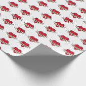 Mam hart tattoo cadeaupapier (Hoek)