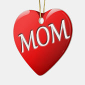 Mam Heart Ornament (Links)