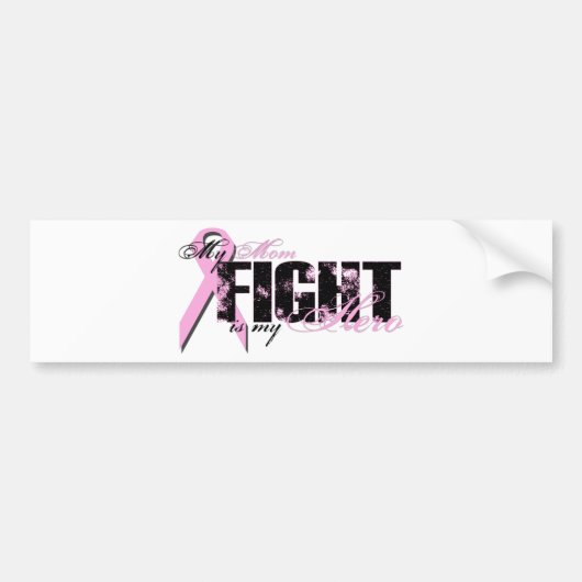 Mam Hero - Fight Breast Cancer Bumpersticker (Voorkant)