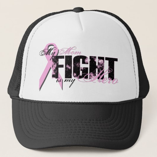 Mam Hero - Fight Breast Cancer Trucker Pet (Voorkant)