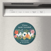 Mam hield van boho bloem boeket magneet (Insitu (Vaatwasser))