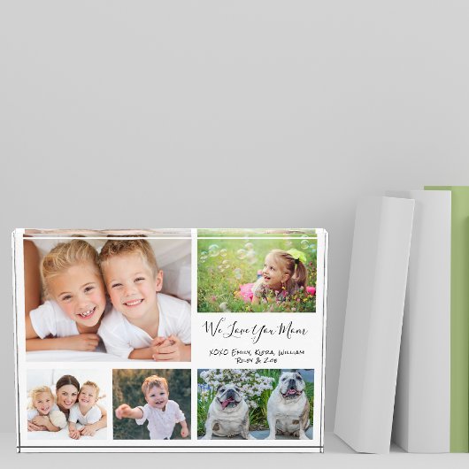 Mam houdt van je collage fotoblokken