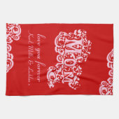 Mam houdt van roze keukenhanddoeken (Horizontaal)