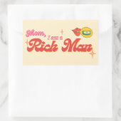Mam, ik ben een rijke Man Stickers (Tas)