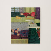 Mam, ik heb mijn kamer gereinigd. legpuzzel (Verticaal)