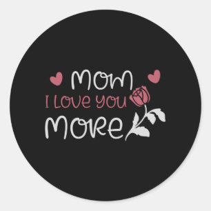 Mam, ik hou meer van je ronde sticker
