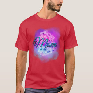 Mam in brief glitter t-shirt