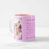 Mam in de hemel tweekleurige koffiemok (Voorkant links)