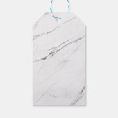 Mam in miljoen | Moederdag witte marmer Cadeaulabel (Achterkant)