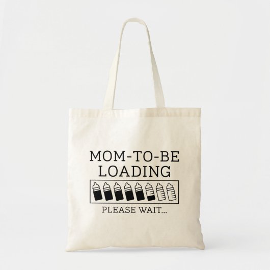 Mam in te laden tote bag (Voorkant)
