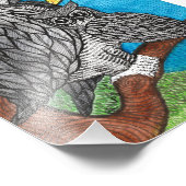 Mam is de Word Art Foto Afdruk (Hoek)