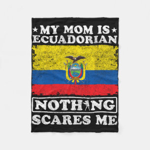 mam is ecuadoriaan niets schrikt me ecuador moeder fleece deken