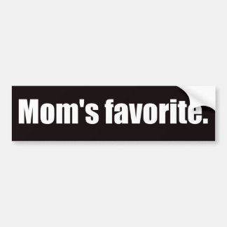 Mam is favoriet bumpersticker