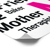 Mam is liefde - Multitasking doe-het-al mam Poster (Hoek)