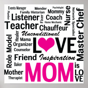 Mam is liefde - Multitasking doe-het-al mam Poster