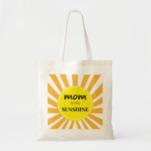 Mam is mijn Sunshine Canvas tas