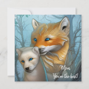 Mam Je bent de beste - Fox en baby