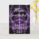 Mam je de beste - Moederdag Kaart (Gele Bloem)