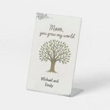 Mam, je hebt mijn wereld gegroeid, Moederdag tafel