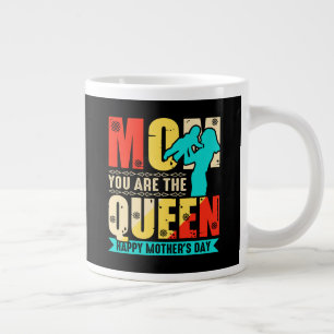 Mam, jij bent de Queen-67761 Extra Grote Beker