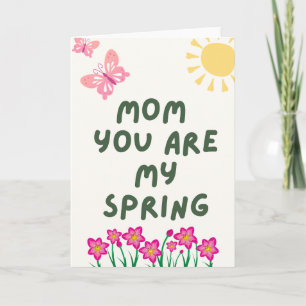 “Mam, jij bent mijn lente” – Mooie Moederdag G Kaart