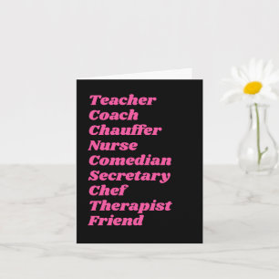 Mam Jobs  Moederdag Kaart