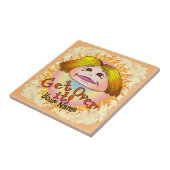 Mam krijgt het over tegeltje (Zijkant)