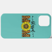Mam Leopard Sunflower Happy Mothers Day Case-Mate iPhone Case (Achterkant (horizontaal))
