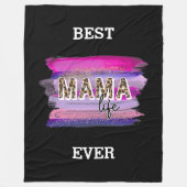 Mam Leven Beste ooit aanpassen Fleece Deken (Voorkant)
