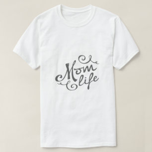 Mam Leven Grappige Mam T-shirt Moederschap Humor T